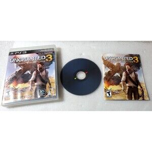 Uncharted 3: Drake's Deception (Sony PlayStation 3, 2011) Ps3 Game w/Manual